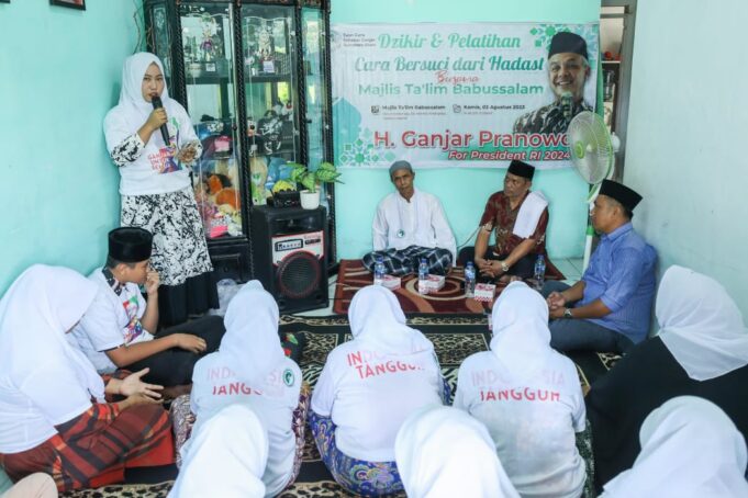 Tuan Guru Sahabat Ganjar Edukasi Warga Sumut Cara Bersuci dari Hadas