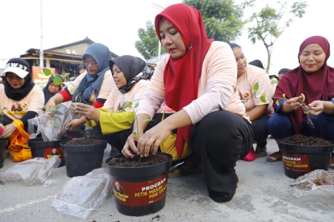 Gelar Program Petik Masak, Mak Ganjar Bantu Emak-emak Hadapi Kenaikan Harga Cabai