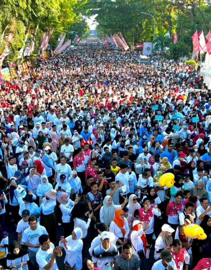 Majukan UMKM di Makassar, UMKM Sahabat Sandi Meriahkan Jalan Santai HUT RI dan Sulawesi Selatan