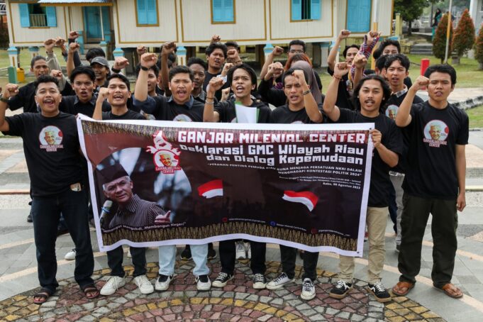 Generasi Milenial Riau Solid Dukung Ganjar, Inginkan Indonesia Tangguh dan Pemilu Damai