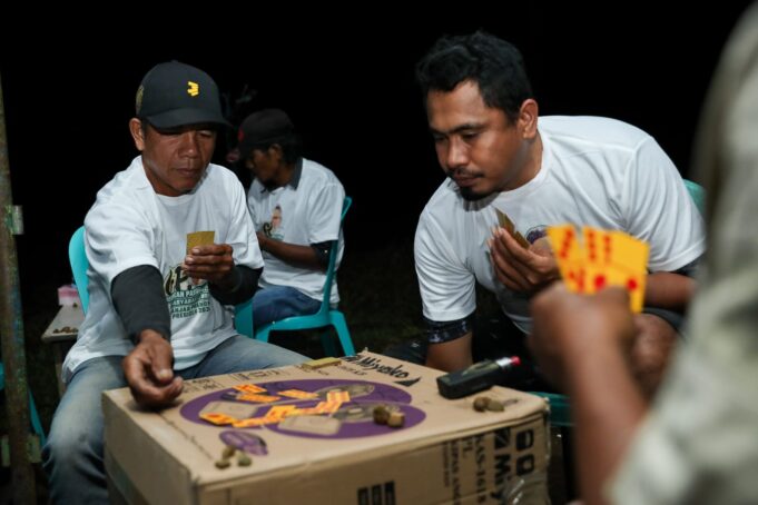 Sambut HUT Ke-78 RI, Gerakan Passeddingeng Ganjar Gelar Lomba Domino