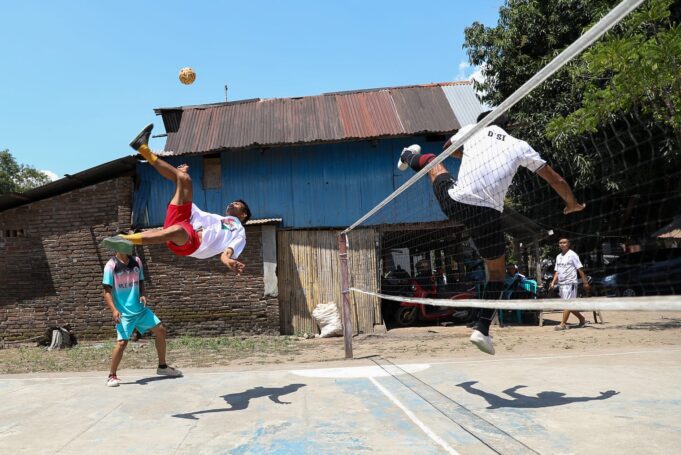 Gerakan Panrannuangku Ganjar Meriahkan HUT Ke-78 RI Lewat Lomba Takraw