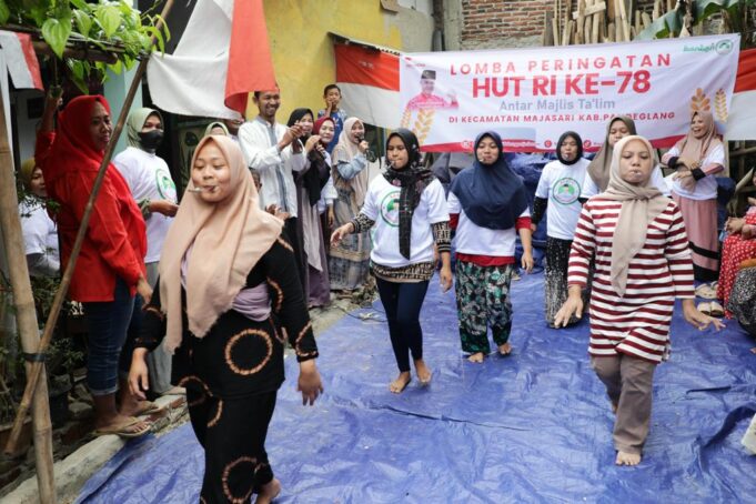 Santri Ganjar Rayakan Kemerdekaan Indonesia dengan Doa Bersama dan Lomba Antar-Majelis Taklim di Pandeglang