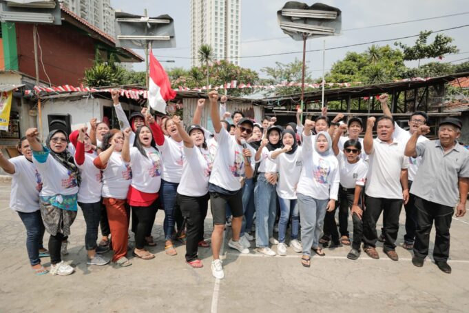 Muslimah Ganjar Meriahkan HUT Ke-78 RI Lewat Berbagai Lomba di Jaksel