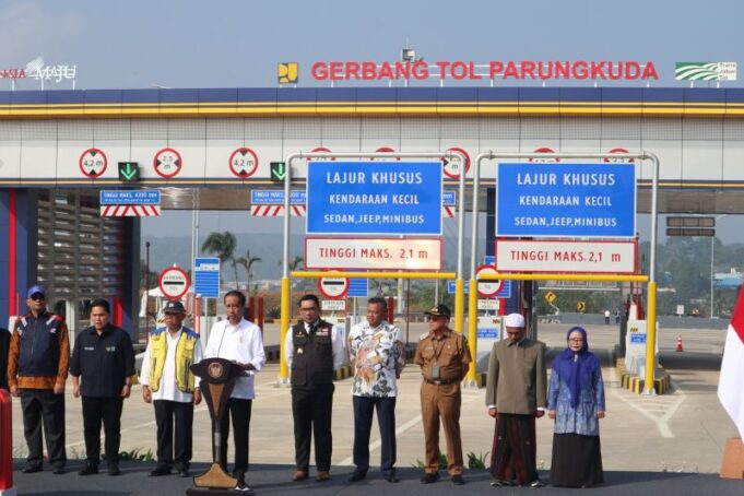 peresmian tol parung kuda