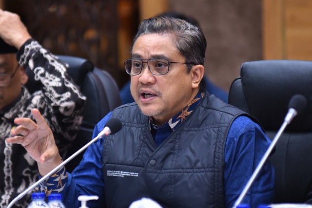 Wakil Ketua Komisi X Dede Yusuf saat Rapat Kerja Komisi X dengan Kemenpora di Gedung Nusantara I, DPR RI, Senayan, Jakarta,