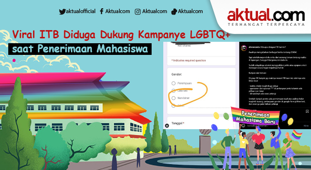 Ilustrasi : Viral ITB Diduga Dukung Kampanye LGBTQ+ saat Penerimaan Mahasiswa