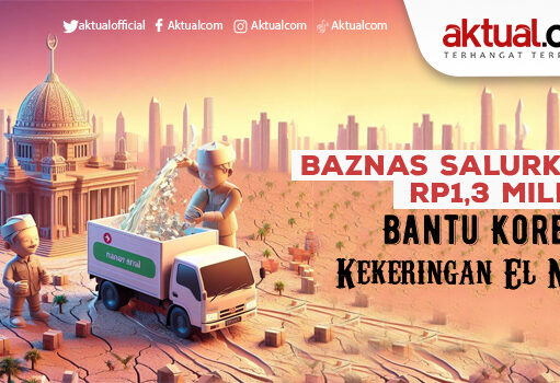Baznas Salurkan Rp1,3 Miliar Bantu Korban Kekeringan El Nino