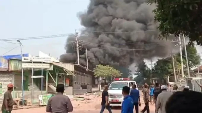 ledakan di Bangkalan