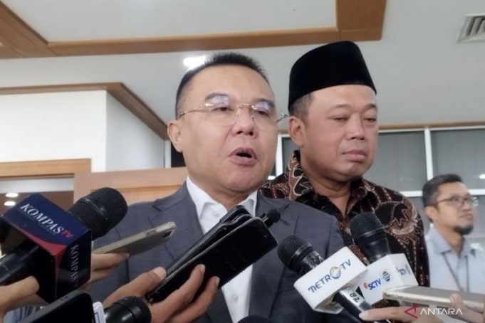 Ketua Harian Partai Gerindra Sufmi Dasco Ahmad di Kompleks Parlemen