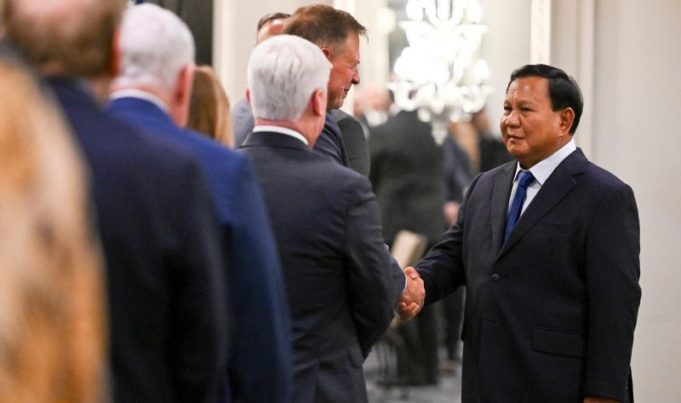 Presiden Prabowo dalam lawatannya ke Amerika Serikat, melakukan pertemuan dengan 25 Pengusaha (Foto: ANTARA)