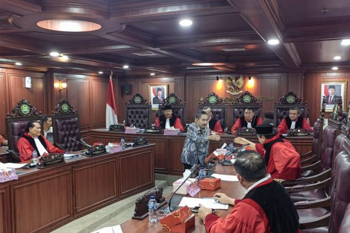 Sidang kode etik Mahkamah Kehormatan Dewan (MKD) DPR RI terhadap anggota Komisi V DPR RI Haryanto di Kompleks Parlemen, Senayan, Jakarta, Selasa (3/12/2024).