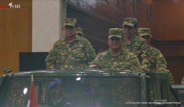 Presiden Prabowo Subianto Pimpin Upacara Penutupan Retret Magelang di Hadiri oleh SBY dan Jokoowi.