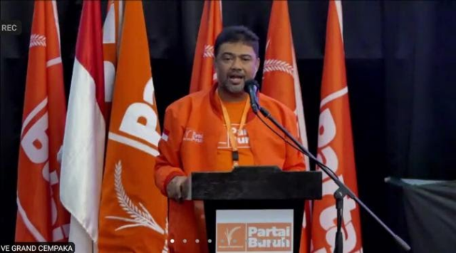 Presiden Partai Buruh sekaligus Presiden Konfederasi Serikat Pekerja Indonesia (KSPI) Said Iqbal