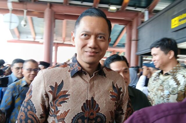 Menteri Koordinator Bidang Infrastruktur dan Pembangunan Kewilayahan (Menko Infra) Agus Harimurti Yudhoyono (AHY)