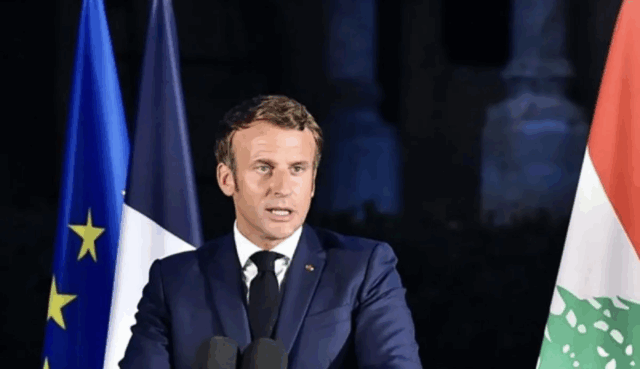Presiden Emmanuel Macron mengumumkan bahwa Prancis dan Arab Saudi akan bersama-sama memimpin sebuah konferensi untuk membahas pembentukan negara Palestina. (ANTARA/Anadolu/py/pri.)