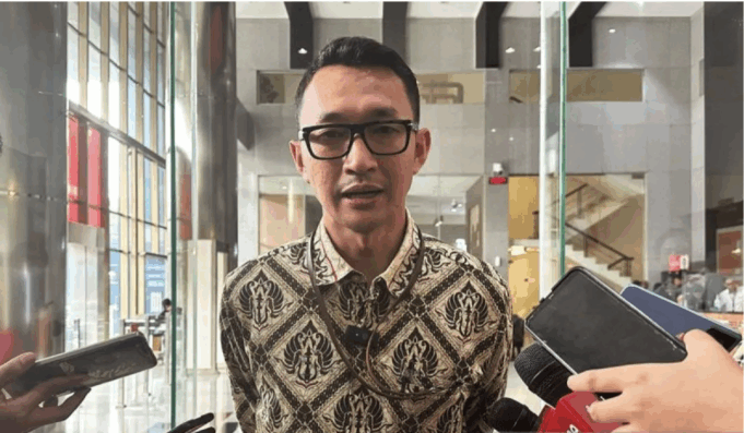 Juru Bicara Komisi Pemberantasan Korupsi Budi Prasetyo ANTARA/Rio Feisal/am.