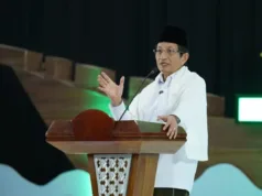 Pesan Natal Menag: Dari Rumah yang Utuh Lahir Indonesia yang Rukun Menteri Agama Nasaruddin Umar membuka Halaqah Internasional di Pesantren As’adiyah Pusat Sengkang, Kabupaten Wajo, Sulawesi Selatan. ANTARA/HO-Kemenag