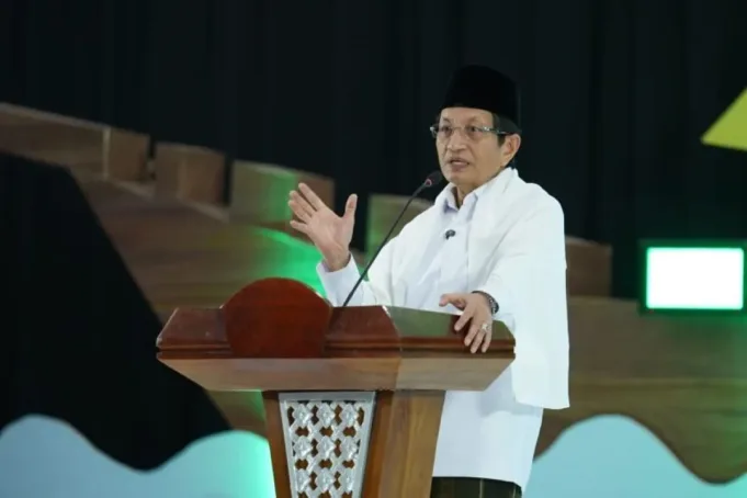 Menteri Agama Nasaruddin Umar membuka Halaqah Internasional di Pesantren As’adiyah Pusat Sengkang, Kabupaten Wajo, Sulawesi Selatan. ANTARA/HO-Kemenag