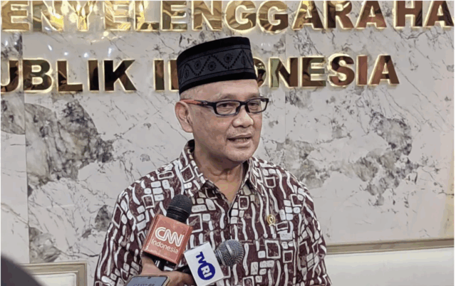 Menteri Haji dan Umrah RI Mochammad Irfan Yusuf. ANTARA/Asep Firmansyah