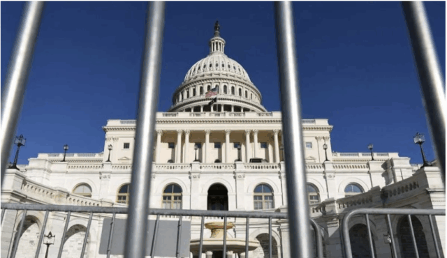 Gedung Capitol di Washington, D.C., Amerika Serikat (5/10/2025). ANTARA/Xinhua/Li Rui/aa.
