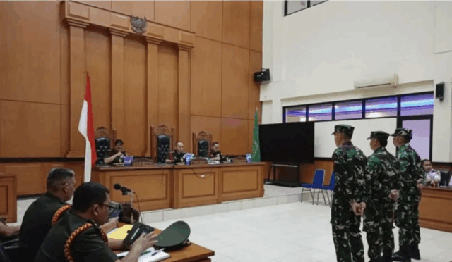 Screenshot 2025-10-20 at 5.12.20 PM Arsip foto - Sidang pembacaan vonis terdakwa kasus penembakan bos rental mobil yang terjadi di rest area KM45, Tol Tangerang-Merak, Jayanti, Kabupaten Tangerang, Banten di Pengadilan Militer II-08 Jakarta, Cakung, Jakarta Timur, Selasa (25/3/2025). (ANTARA/Siti Nurhaliza/am.)
