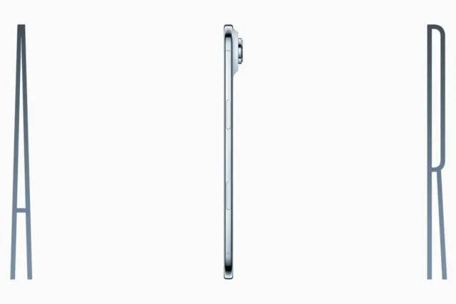 Tampilan ponsel iPhone Air keluaran Apple dari samping. (Apple Newsroon)