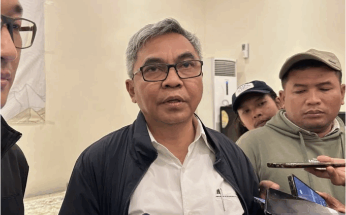 Ketua Komisi Pemberantasan Korupsi Setyo Budiyanto memberikan keterangan di Kabupaten Bogor, Jawa Barat, Selasa (18/11/2025). (ANTARA/Rio Feisal)