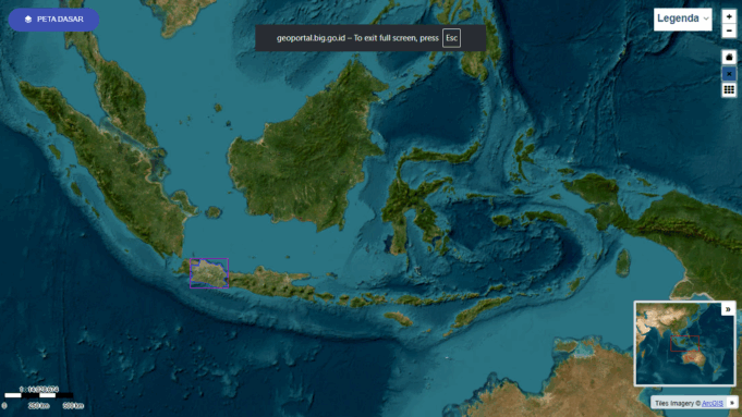 peta dasar geospasial indonesia