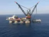 Mesir Tegaskan Kesepakatan Gas dengan Israel Murni Bisnis, Bantah Bermuatan Politik Foto arsip menunjukkan anjungan gas Leviathan milik Noble Energy yang sedang dibangun di Laut Mediterania, sekitar 10 kilometer dari pantai Israel pada 31 Januari 2019. ANTARA/Xinhua/Marc Israel Sellem-JINI.