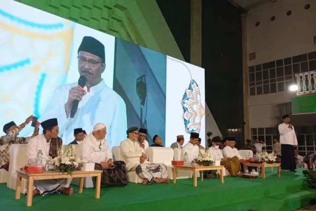 PBNU menggelar doa bersama untuk negeri sebagai langkah memberikan dukungan moral bagi para korban terdampak bencana. ANTARA/HO-PBNU