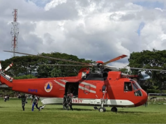 TNI AU Siagakan Dua Helikopter Percepat Bantuan ke Daerah Terisolir Helikopter BNPB mendarat di Lapangan Musara Alun Takengon, Sabtu (6/12/2025). ANTARA/Kurnia Muhadi/am.