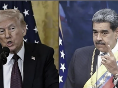 Trump Tetapkan Pemerintah Venezuela Sebagai Organisasi Teroris Asing Presiden AS Donald Trump (kiri) dan Presiden Venezuela Nicolas Maduro. /ANTARA/Anadolu/pri.