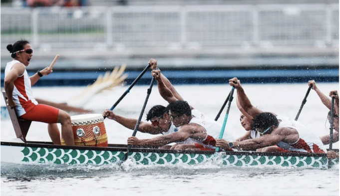 Arsip foto - Tim perahu naga Indonesia kala tampil di semifinal nomor 10-seater 500 meter The World Games 2025, Chengdu, Sabtu (9/8/2025). ANTARA/TWG/am.