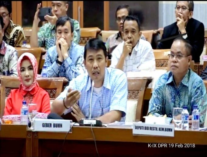 Koordinator Gerakan Bersama Buruh (Geber) BUMN, Achmad Ismail