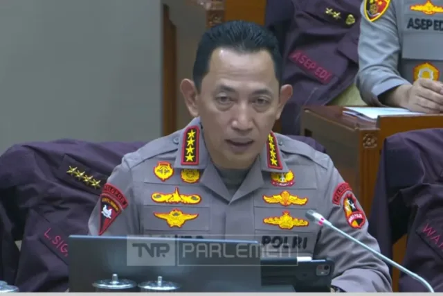 Tangkapan layar - Kapolri Jenderal Pol. Listyo Sigit Prabowo berbicara dalam rapat kerja bersama Komisi III DPR RI di Gedung Parlemen, Senayan, Jakarta, Senin (26/1/2026). ANTARA/YouTube/TVR Parlemen/Nadia Putri Rahmani.