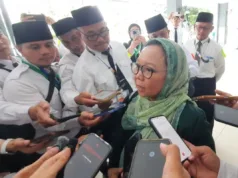 Alissa Wahid Tegaskan Tolak Board of Peace dan Desak RI Dukung Palestina lewat PBB Direktur Jaringan Gusdurian Indonesia Alissa Wahid Alissa Wahid memberikan keterangan kepada wartawan usai menjadi pemateri dalam pendidikan dan pelatihan (diklat) Petugas Penyelenggara Ibadah Haji (PPIH) Arab Saudi 1447 H/2026 M di Asrama Haji Pondok Gede, Jakarta, Selasa. ANTARA/Citro Atmoko
