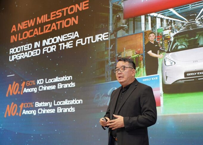 Geely berkomitmen untuk meningkatkan TKDN hingga 60% pada produk yang dirakit lokal