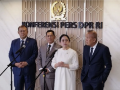 Puan Ungkap Revisi UU Pilkada Belum Dibahas Sebab Pelaksanaannya Masih Lama Ketua DPR RI Puan Maharani bersama jajaran pimpinan DPR RI saat konferensi pers di kompleks parlemen, Jakarta, Selasa (13/1/2026). (ANTARA/Bagus Ahmad Rizaldi)