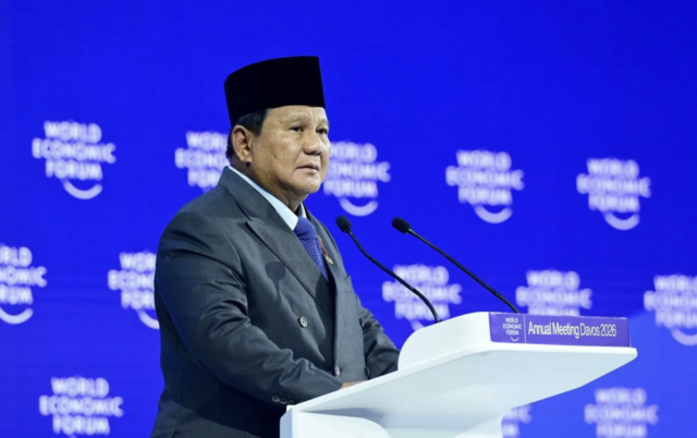 Screenshot 2026-01-23 at 1.24.45 PM Presiden Prabowo Subianto berpidato secara khusus di acara Annual Meeting Davos, World Economic Forum (WEF) 2026 di Congress Hall WEF, Kota Davos, Swiss, Kamis (22/1/2026). ANTARA/HO-Tim Media Presiden Prabowo Subianto.