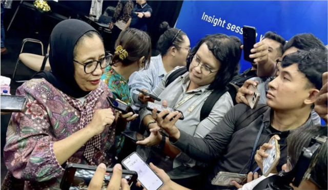 Wakil Kepala Badan Gizi Nasional (BGN) Nanik S. Deyang. ANTARA/Genta Tenri Mawangi/aa.