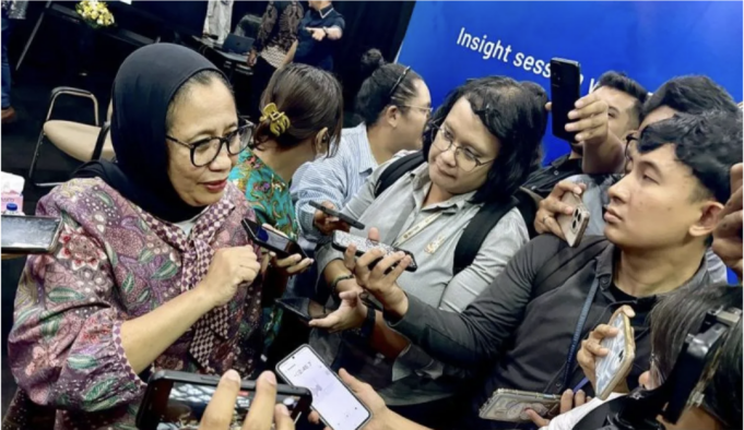 Wakil Kepala Badan Gizi Nasional (BGN) Nanik S. Deyang. ANTARA/Genta Tenri Mawangi/aa.