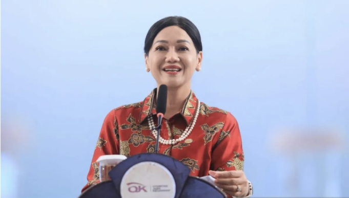 Dokumentasi - Kepala Eksekutif Pengawas Perilaku Pelaku Usaha Jasa Keuangan, Edukasi, dan Pelindungan Konsumen OJK Friderica Widyasari Dewi di Jakarta, Senin (16/6/2025). (ANTARA/HO-OJK)