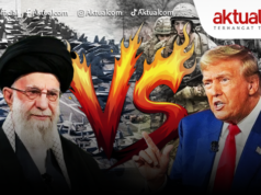 Trump Klaim Iran Ingin Berunding Usai AS Kerahkan Kapal Induk ke Timur Tengah Kapal induk Nimitz USS Abraham Lincoln (CVN 72) memisahkan diri dari kapal pendukung tempur cepat USNS Arctic (T-AOE 8) setelah sebuah pengisian ulang di Laut Mediterania dalam foto yang tanggal 29 april 2019 yang disediakan oleh Angkatan Laut Amerika Serikat. ANTARA FOTO/U.S. NavyMAss Communication Specialist 3rd Class Garrett LaBarge/Handout via REUTERS/wsj/cfo