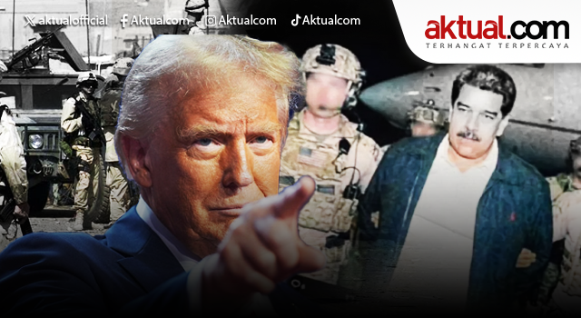 Seseorang berdemonstrasi di dekat Istana Miraflores di Caracas, ibu kota Venezuela, pada 3 Januari 2026. Militer AS melancarkan serangkaian serangan terhadap Venezuela pada Sabtu pagi, dan dilaporkan menangkap Presiden Nicolas Maduro dan menerbangkannya keluar negeri. ANTARA/Str/Xinhua/pri.