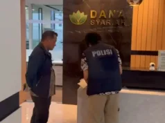 Bareskrim Tetapkan Tiga Petinggi Dana Syariah Indonesia Tersangka Penipuan dan TPPU Arsip foto - Dittipideksus Bareskrim Polri menggeledah kantor PT Dana Syariah Indonesia di kawasan Jakarta Selatan pada Jumat (23/1/2026). (ANTARA/HO-Dittipideksus Bareskrim Polri)
