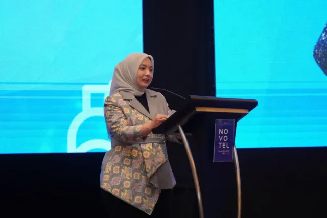 Ilustrasi: Anggota Komisi IX DPR RI Rahmawati Herdian saat memberikan sambutan pada salah satu kegiatan di Bandarlampung. ANTARA/HO-Istimewa