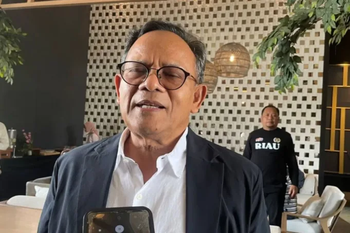 Ketua Dewan Pers, Komaruddin Hidayat, di Kota Serang, Banten, Minggu (8/2/2026). ANTARA/Desi Purnama Sari