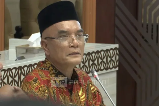 Tangkapan layar - Ketua Komisi VIII DPR Marwan Dasopang saat rapat pimpinan DPR bersama sejumlah menteri di kompleks parlemen, Jakarta, Senin (9/2/2026). (ANTARA/HO-DPR)