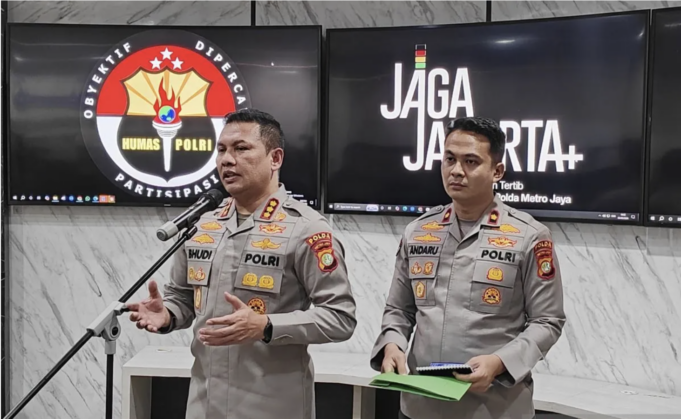 Kabid Humas Polda Metro Jaya Kombes Pol Budi Hermanto memberikan keterangan Kepada awak media di Mapolda Metro Jaya, Jakarta, Selasa (3/2/2026). ANTARA/Ilham Kausar.